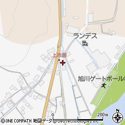 岡山県真庭市上市瀬52周辺の地図
