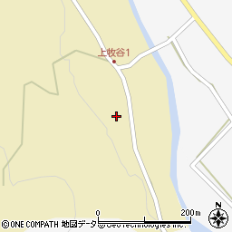 兵庫県宍粟市山崎町上牧谷27周辺の地図