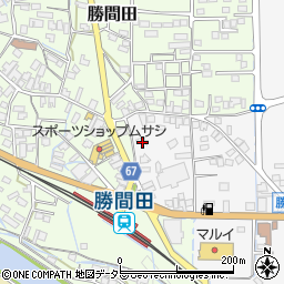 岡山県勝田郡勝央町岡12周辺の地図