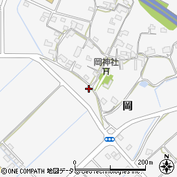 岡山県勝田郡勝央町岡483周辺の地図