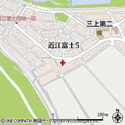 滋賀県野洲市近江富士5丁目22周辺の地図