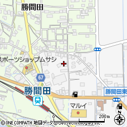 岡山県勝田郡勝央町岡10周辺の地図