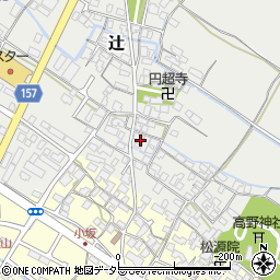滋賀県栗東市辻299周辺の地図