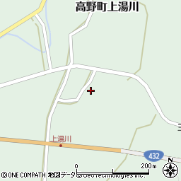 広島県庄原市高野町上湯川32周辺の地図