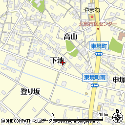 愛知県刈谷市東境町下池10周辺の地図