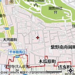 京都府京都市北区紫野北舟岡町7-2周辺の地図