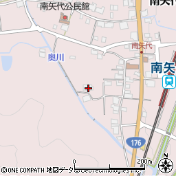 兵庫県丹波篠山市南矢代676周辺の地図