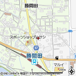 岡山県勝田郡勝央町岡2周辺の地図