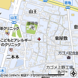愛知県東海市荒尾町西屋敷47周辺の地図