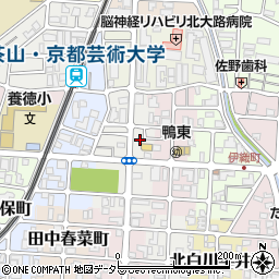 京都府京都市左京区田中西高原町25-10周辺の地図