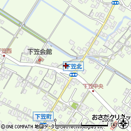 滋賀県草津市下笠町1128周辺の地図