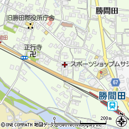 岡山県勝田郡勝央町勝間田722-1周辺の地図