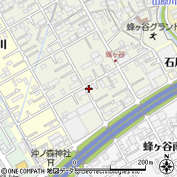 静岡県静岡市清水区蜂ヶ谷111-5周辺の地図