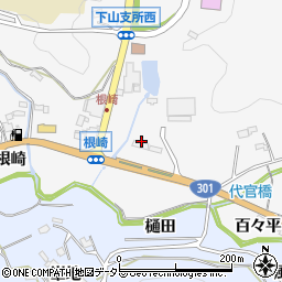 愛知県豊田市大沼町大官屋敷周辺の地図