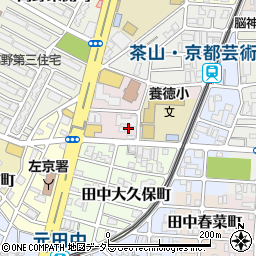 京都府京都市左京区田中上大久保町1周辺の地図