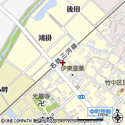 愛知県豊田市中町中前43-5周辺の地図