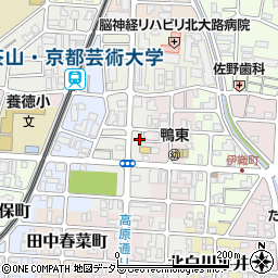 京都府京都市左京区田中西高原町25周辺の地図