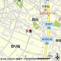 愛知県刈谷市東境町下池11周辺の地図