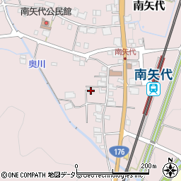 兵庫県丹波篠山市南矢代668周辺の地図