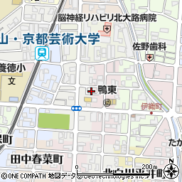 京都府京都市左京区田中西高原町25-4周辺の地図