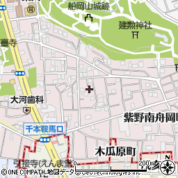 京都府京都市北区紫野北舟岡町7周辺の地図