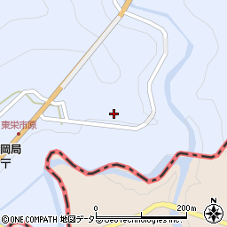 愛知県北設楽郡東栄町三輪市原109周辺の地図