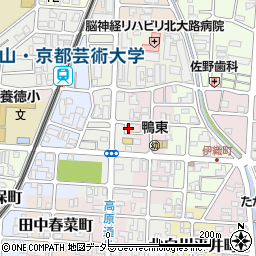京都府京都市左京区田中西高原町25-5周辺の地図