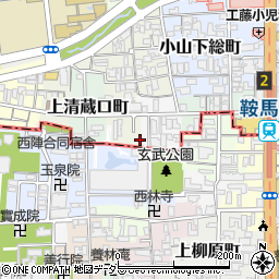 京都府京都市北区長乗西町190周辺の地図