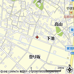 愛知県刈谷市東境町下池8周辺の地図