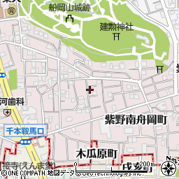 亀井綜絖周辺の地図