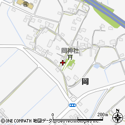 岡山県勝田郡勝央町岡302周辺の地図