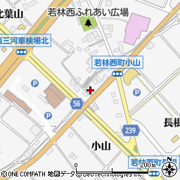 愛知県豊田市若林西町小山3-2周辺の地図