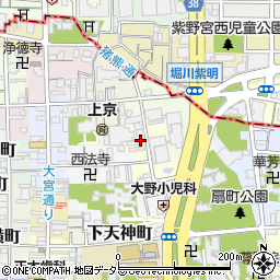 京都府京都市上京区天神北町周辺の地図