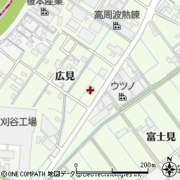 ファミリーマート刈谷西境店周辺の地図