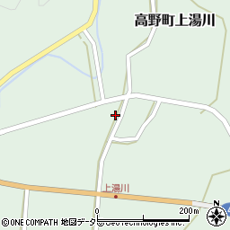 広島県庄原市高野町上湯川126周辺の地図