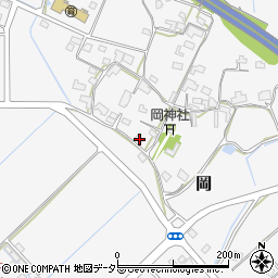 岡山県勝田郡勝央町岡299周辺の地図