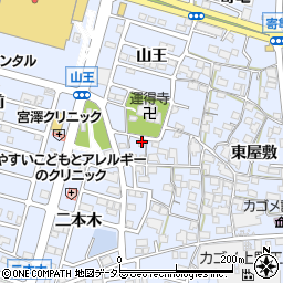 愛知県東海市荒尾町西屋敷41周辺の地図