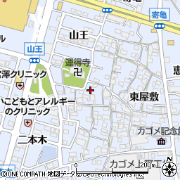 愛知県東海市荒尾町西屋敷49-2周辺の地図