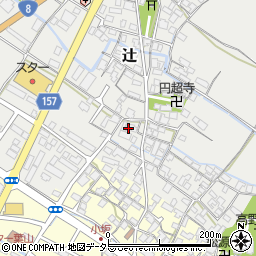 滋賀県栗東市辻393周辺の地図