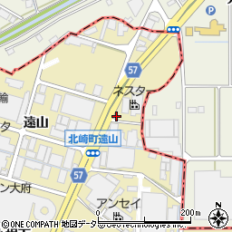 愛知県大府市北崎町大清水1-1周辺の地図