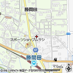 岡山県勝田郡勝央町岡3周辺の地図