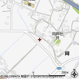 岡山県勝田郡勝央町岡296周辺の地図
