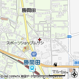岡山県勝田郡勝央町岡5周辺の地図