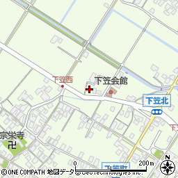 滋賀県草津市下笠町1357周辺の地図