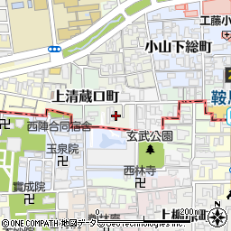 京都府京都市北区長乗西町184周辺の地図