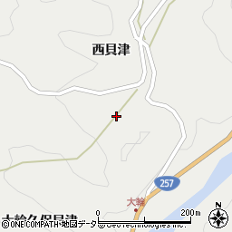 愛知県新城市愛郷中屋敷周辺の地図