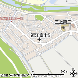 滋賀県野洲市近江富士5丁目9-21周辺の地図