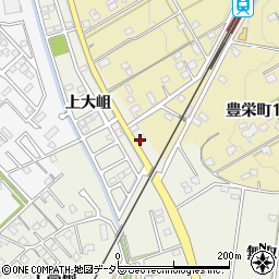 愛知県豊田市鴛鴨町下大岨周辺の地図