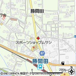 岡山県勝田郡勝央町勝間田158周辺の地図