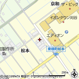 愛知県刈谷市東境町松本10周辺の地図